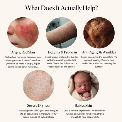 Pure Grass-Fed Tallow Balm