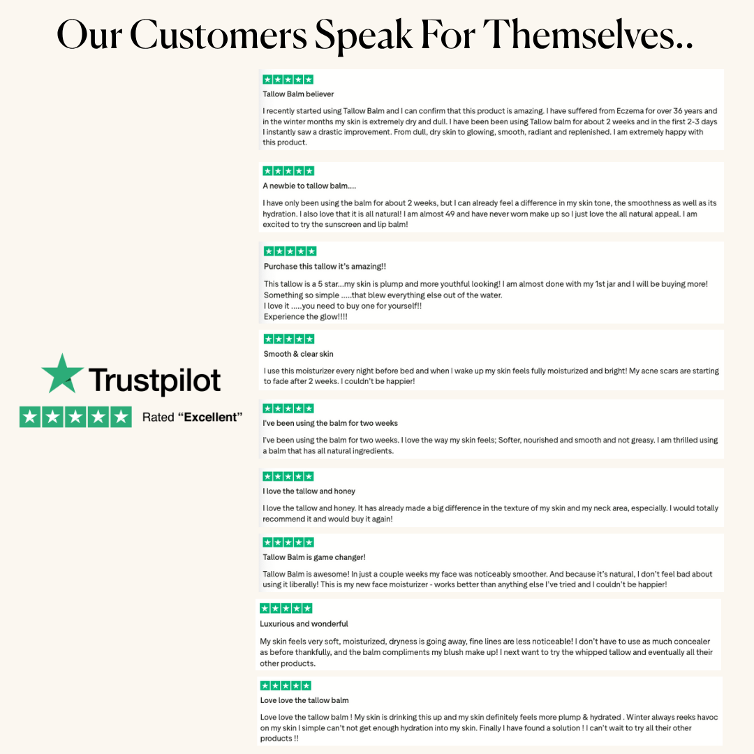 Pure Grass-Fed Tallow Balm